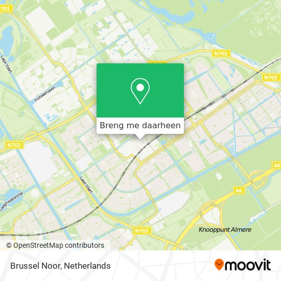 Brussel Noor kaart
