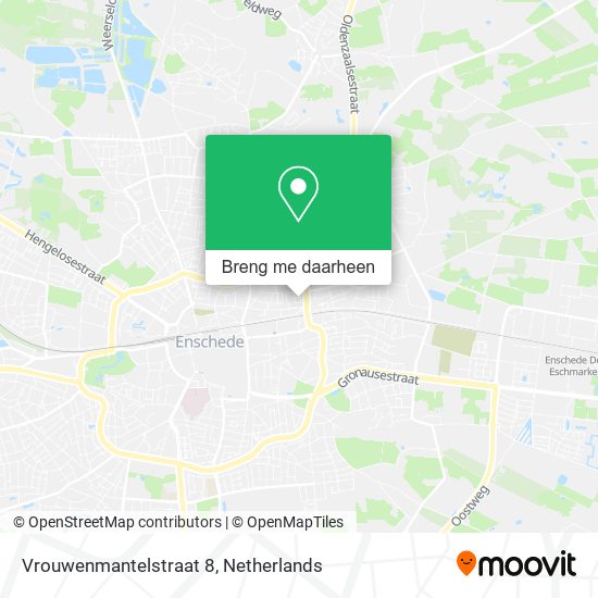 Vrouwenmantelstraat 8 kaart