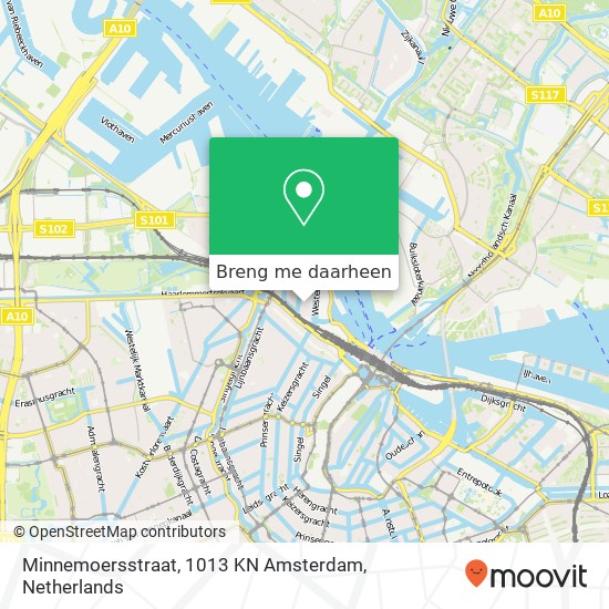 Minnemoersstraat, 1013 KN Amsterdam kaart