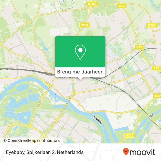 Eyebaby, Spijkerlaan 2 kaart