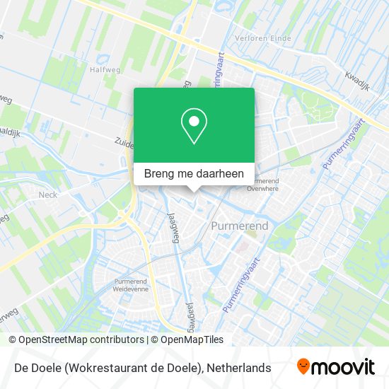 De Doele (Wokrestaurant de Doele) kaart