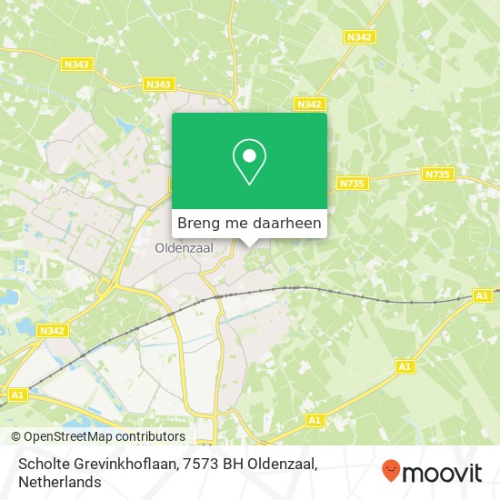 Scholte Grevinkhoflaan, 7573 BH Oldenzaal kaart