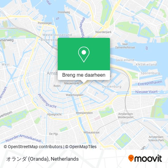 オランダ (Oranda) kaart