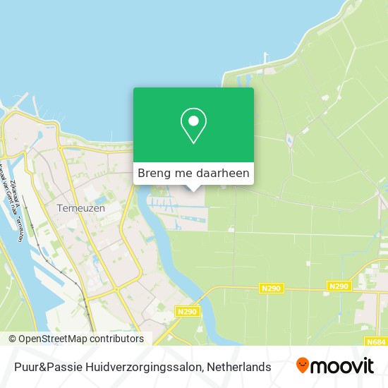 Puur&Passie Huidverzorgingssalon kaart