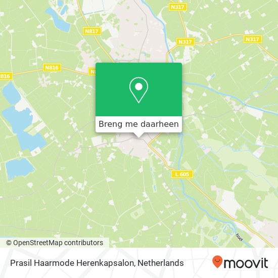 Prasil Haarmode Herenkapsalon kaart