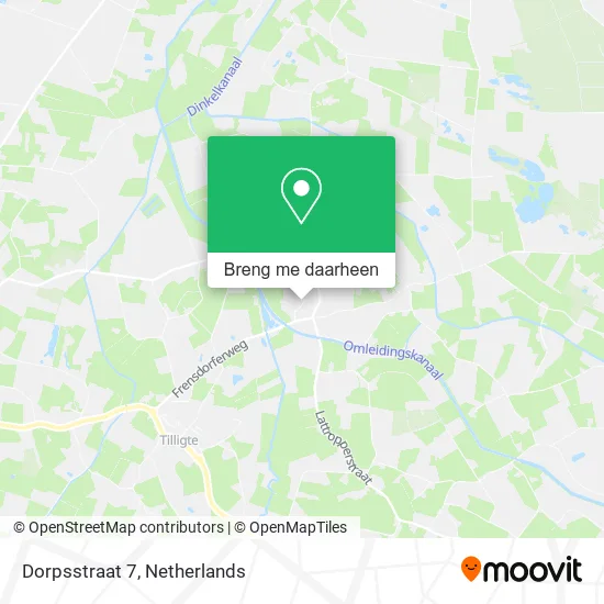 Dorpsstraat 7 kaart