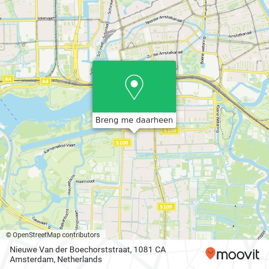 Nieuwe Van der Boechorststraat, 1081 CA Amsterdam kaart