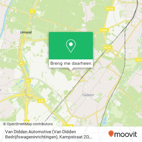 Van Didden Automotive (Van Didden Bedrijfswageninrichtingen), Kampstraat 2D kaart