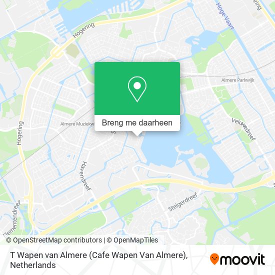 T Wapen van Almere (Cafe Wapen Van Almere) kaart