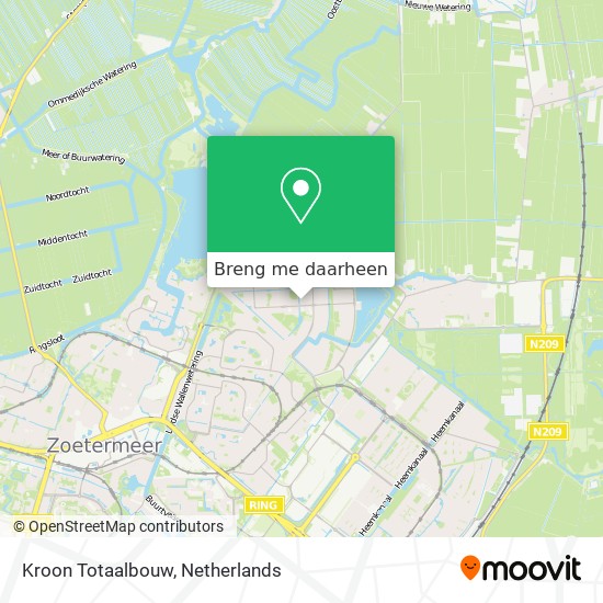 Kroon Totaalbouw kaart