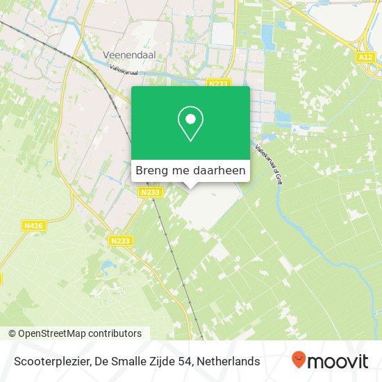 Scooterplezier, De Smalle Zijde 54 kaart