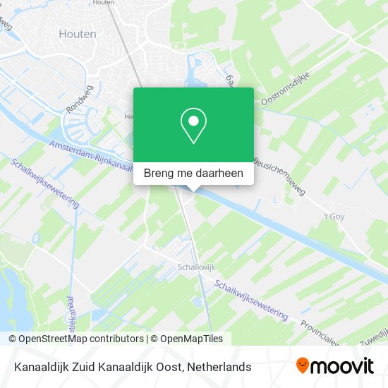 Kanaaldijk Zuid Kanaaldijk Oost kaart