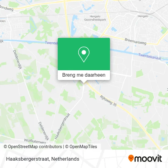 Haaksbergerstraat kaart