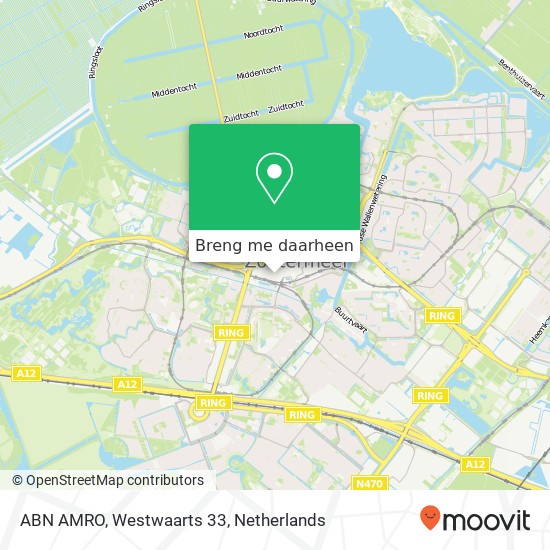 ABN AMRO, Westwaarts 33 kaart