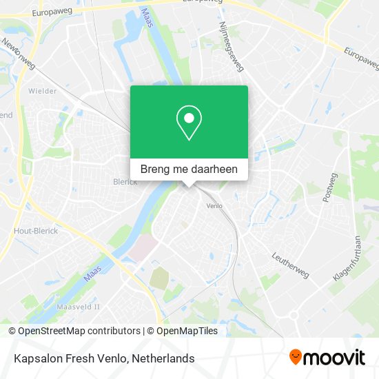Kapsalon Fresh Venlo kaart