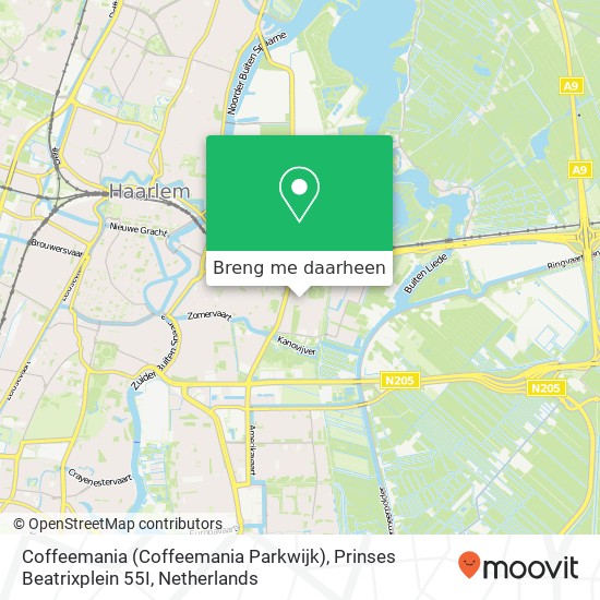 Coffeemania (Coffeemania Parkwijk), Prinses Beatrixplein 55I kaart