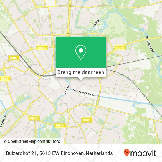 Buizerdhof 21, 5613 EW Eindhoven kaart