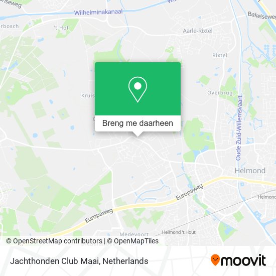 Jachthonden Club Maai kaart
