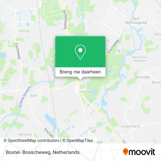 Boxtel- Bosscheweg kaart