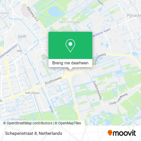 Schepenstraat 8 kaart