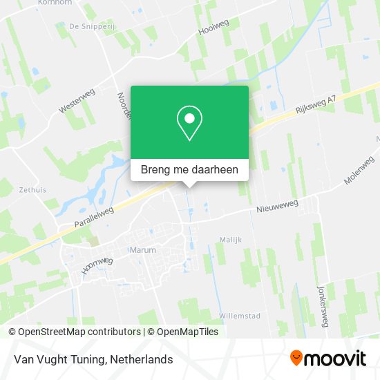 Van Vught Tuning kaart