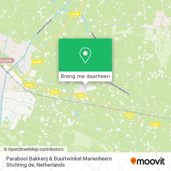 Parabool Bakkerij & Buurtwinkel Marienheem Stichting de kaart