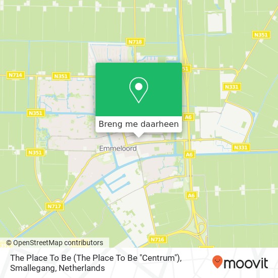 The Place To Be (The Place To Be "Centrum"), Smallegang kaart