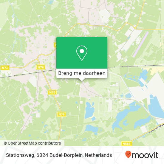 Stationsweg, 6024 Budel-Dorplein kaart