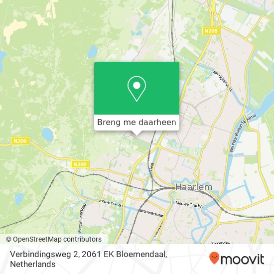 Verbindingsweg 2, 2061 EK Bloemendaal kaart