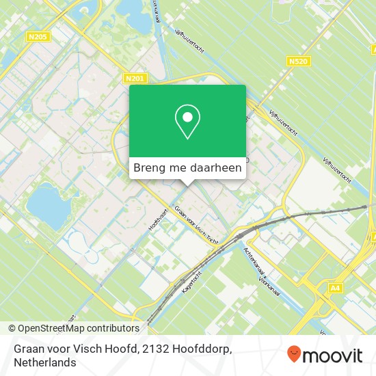 Graan voor Visch Hoofd, 2132 Hoofddorp kaart