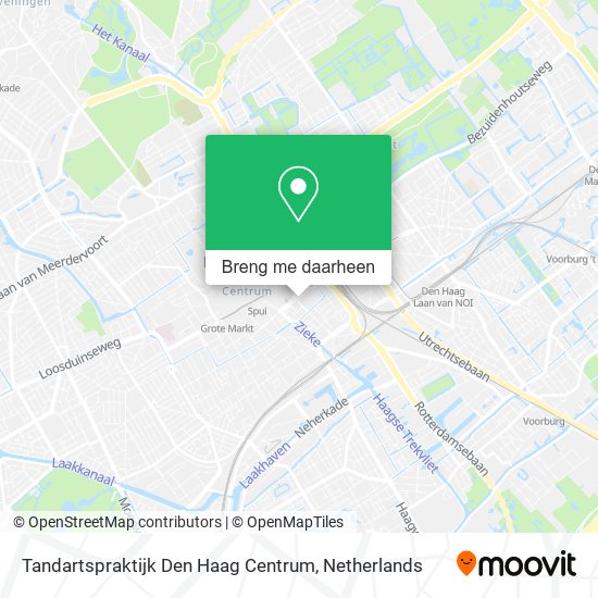 Tandartspraktijk Den Haag Centrum kaart