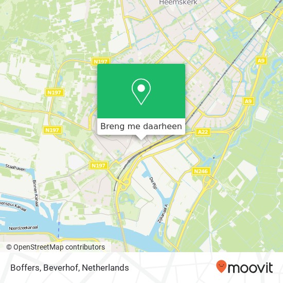 Boffers, Beverhof kaart