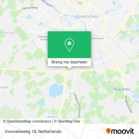 Innovatieweg 18 kaart