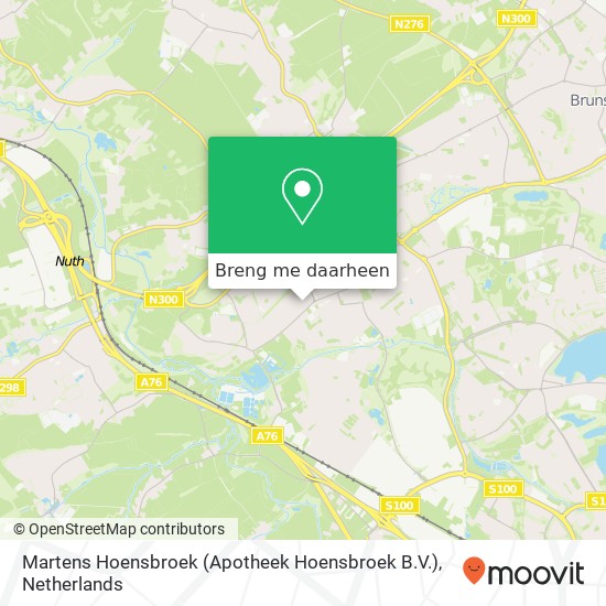 Martens Hoensbroek (Apotheek Hoensbroek B.V.) kaart