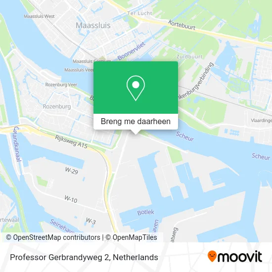 Professor Gerbrandyweg 2 kaart