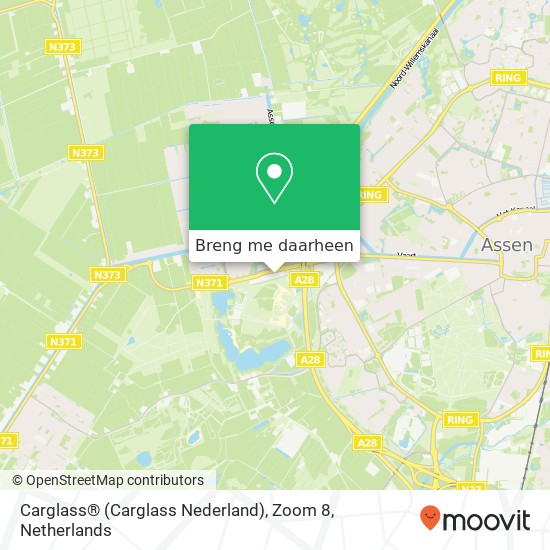 Carglass® (Carglass Nederland), Zoom 8 kaart