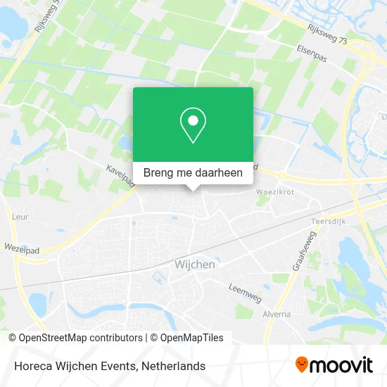 Horeca Wijchen Events kaart