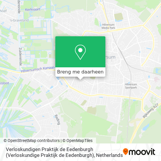 Verloskundigen Praktijk de Eedenburgh kaart