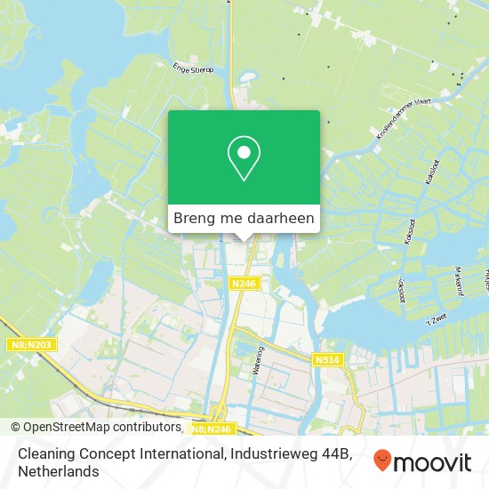 Cleaning Concept International, Industrieweg 44B kaart