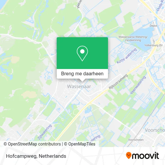 Hofcampweg kaart