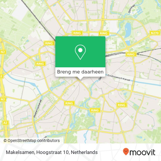 Makelsamen, Hoogstraat 10 kaart