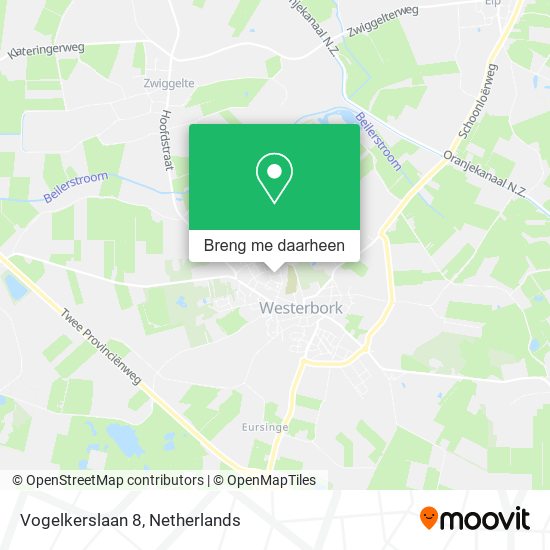 Vogelkerslaan 8 kaart