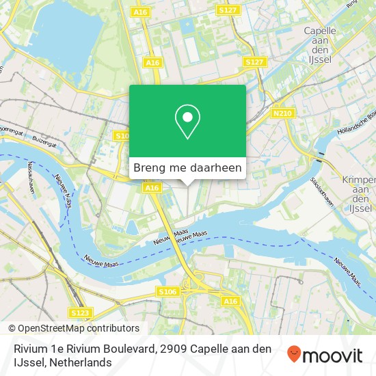 Rivium 1e Rivium Boulevard, 2909 Capelle aan den IJssel kaart