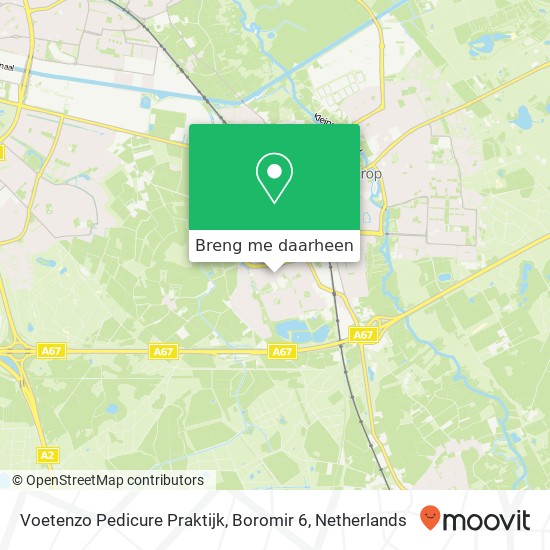 Voetenzo Pedicure Praktijk, Boromir 6 kaart