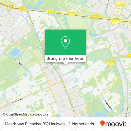 Meerbouw Pijnacker BV, Heulweg 12 kaart