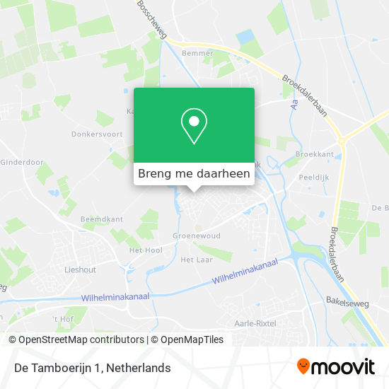 De Tamboerijn 1 kaart