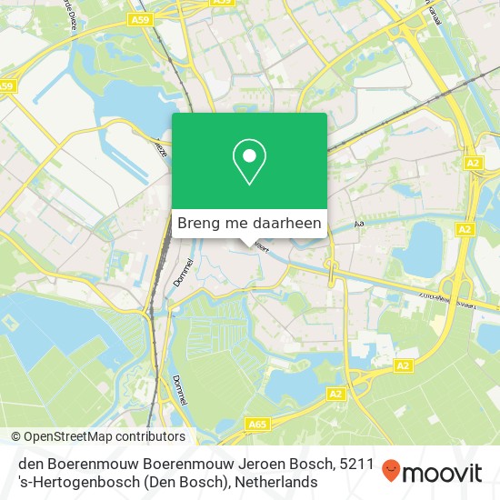 den Boerenmouw Boerenmouw Jeroen Bosch, 5211 's-Hertogenbosch (Den Bosch) kaart