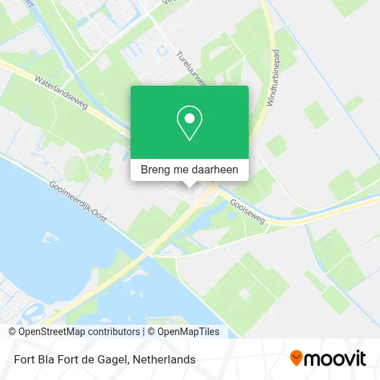 Fort Bla Fort de Gagel kaart