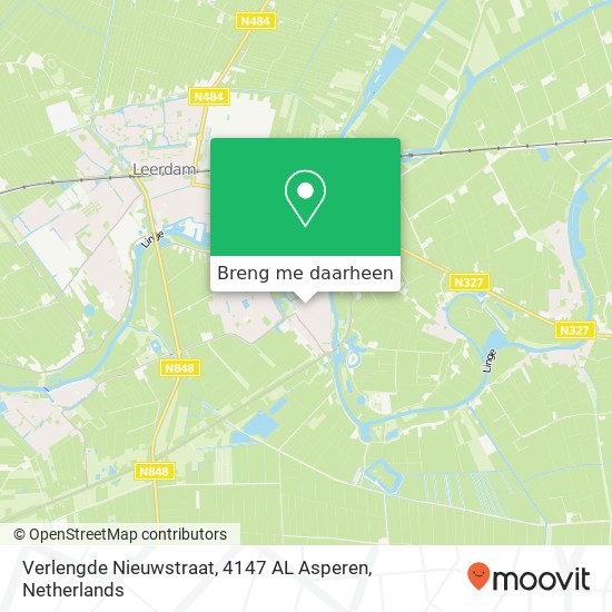 Verlengde Nieuwstraat, 4147 AL Asperen kaart
