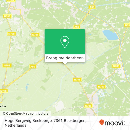 Hoge Bergweg Beekberge, 7361 Beekbergen kaart